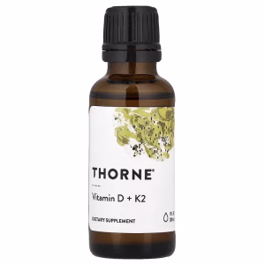 Thorne, Vitamin D + K2, 1 fl oz (30 ml)