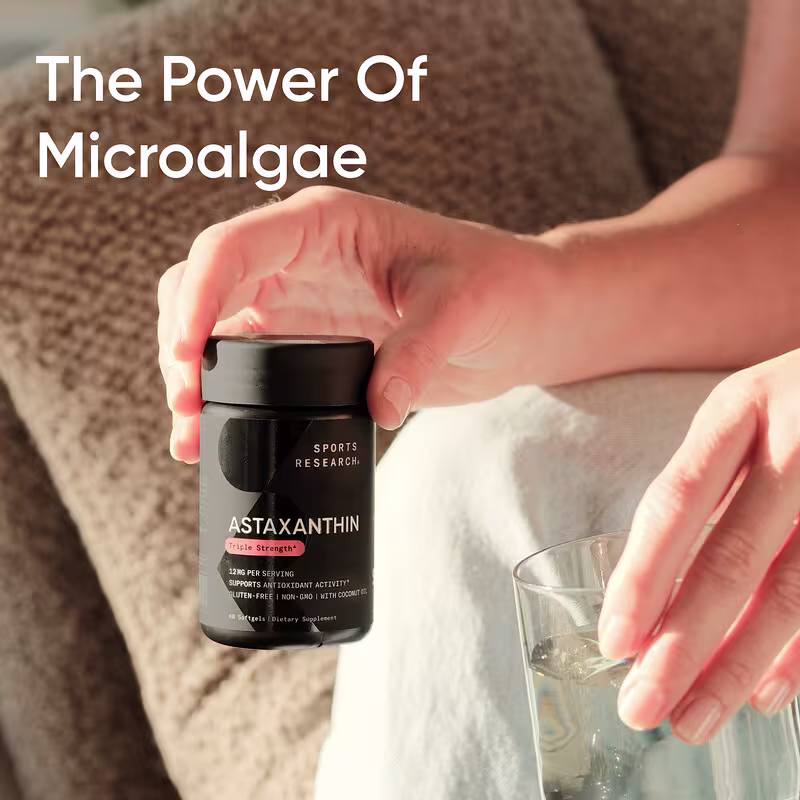 Sports Research, Astaxanthin, Triple Strength, 12 mg, 60 Softgels - Image 5