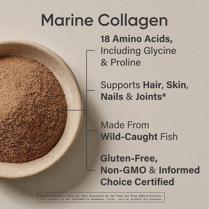 Sports Research, Marine Collagen, Dark Chocolate, 15.03 oz (426 g) - Image 4