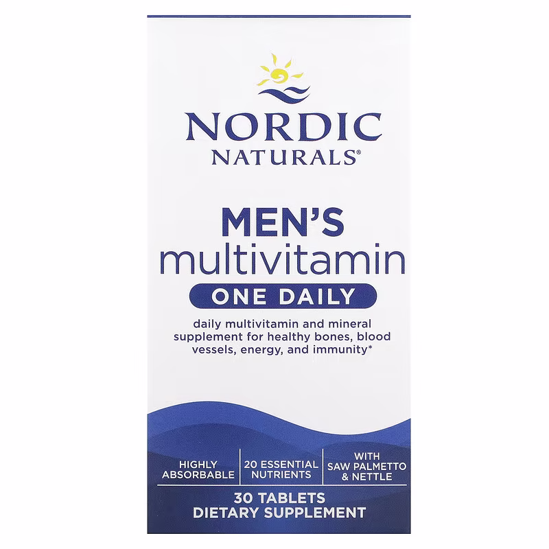 Nordic Naturals, Men's Multivitamin, One Daily, 30 Tablets - Image 2