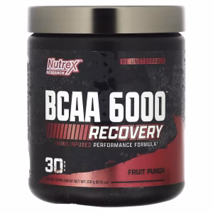 Nutrex Research, BCAA 6000, Recovery, Fruit Punch, 8.15 oz (231 g)