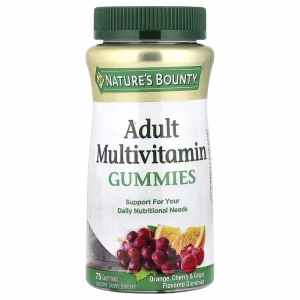 Nature's Bounty, Adult Multivitamin Gummies, Orange, Cherry & Grape, 75 Gummies