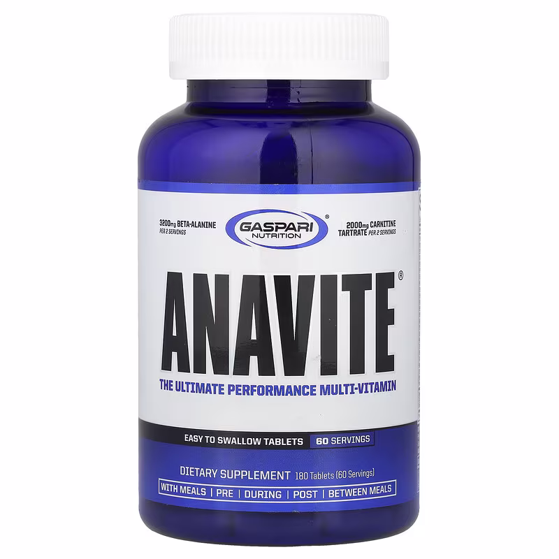 Gaspari Nutrition, ANAVITEĀ®, The Ultimate Performance Multi-Vitamin, 180 Tablets