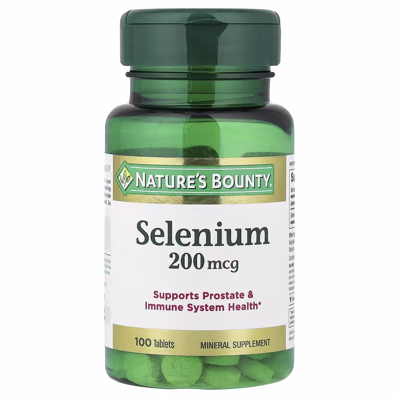 Nature's Bounty, Selenium, 200 mcg, 100 Tablets