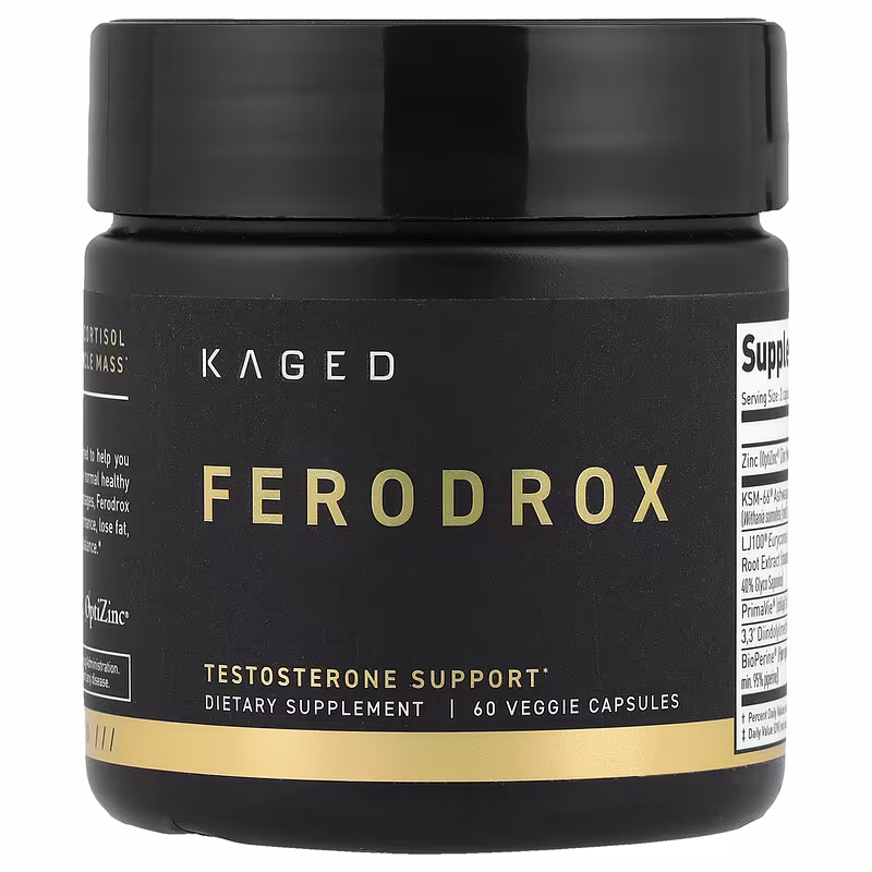 Kaged, Ferodrox, 60 Veggie Capsules