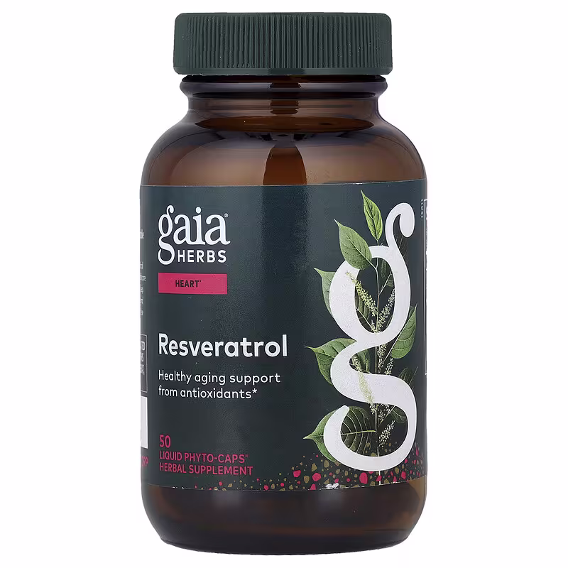 Gaia Herbs, Resveratrol , 50 Liquid Phyto-CapsĀ®