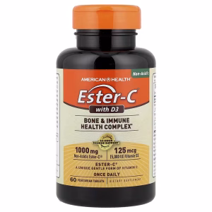 American Health, Ester-C® with D3, 60 Vegetarian Tablets (Discontinued Item)
