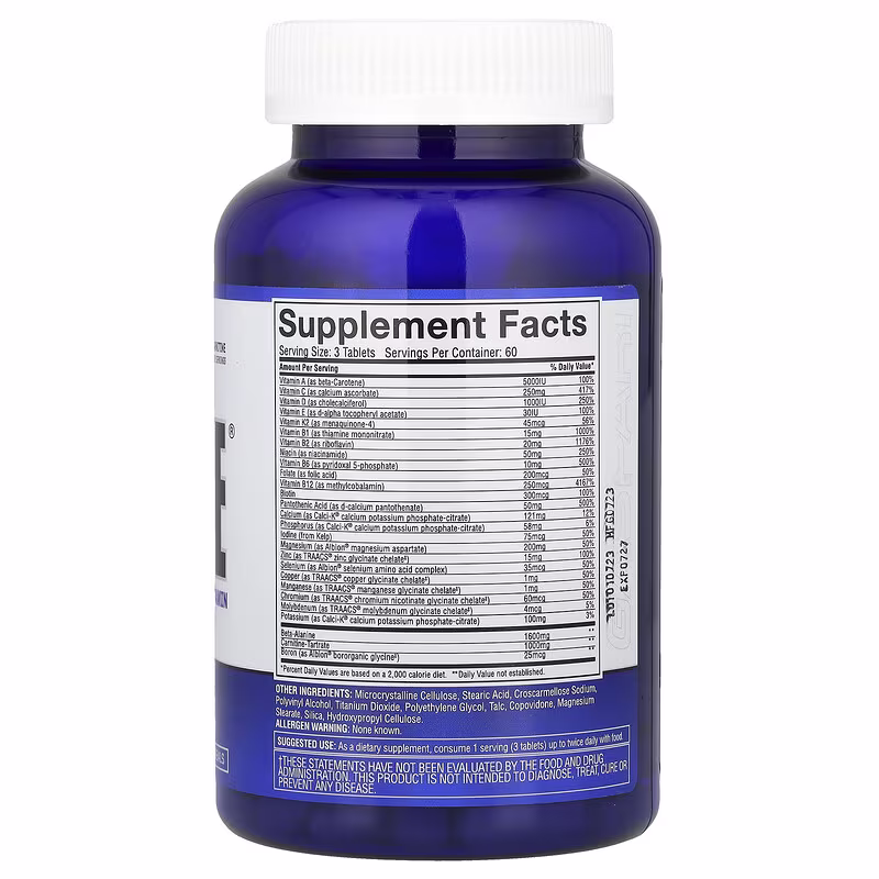 Gaspari Nutrition, ANAVITEĀ®, The Ultimate Performance Multi-Vitamin, 180 Tablets - Image 2