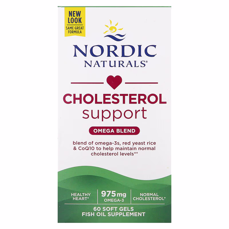 Nordic Naturals, Cholesterol Support, Omega Blend, 60 Soft Gels - Image 2