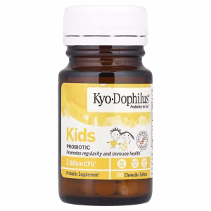 Kyolic, Kids Probiotic, Vanilla, 1 Billion CFU, 60 Chewable Tablets