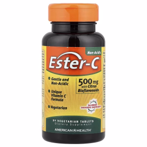 American Health, Ester-C® with Citrus Bioflavonoids, 90 Vegetarian Tablets