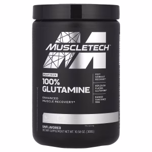 MuscleTech, Platinum 100% Glutamine, Unflavoured, 10.58 oz (300 g)