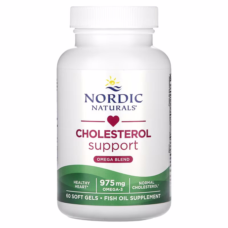 Nordic Naturals, Cholesterol Support, Omega Blend, 60 Soft Gels
