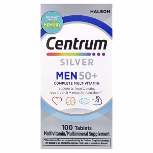Centrum, Silver Men 50+, Complete Multivitamin, 100 Tablets