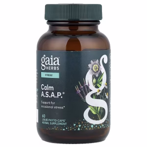 Gaia Herbs, Calm A.S.A.P.®, 60 Liquid Phyto-Caps®