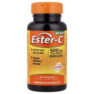 American Health, Ester-C® with Citrus Bioflavonoids, 60 Capsules