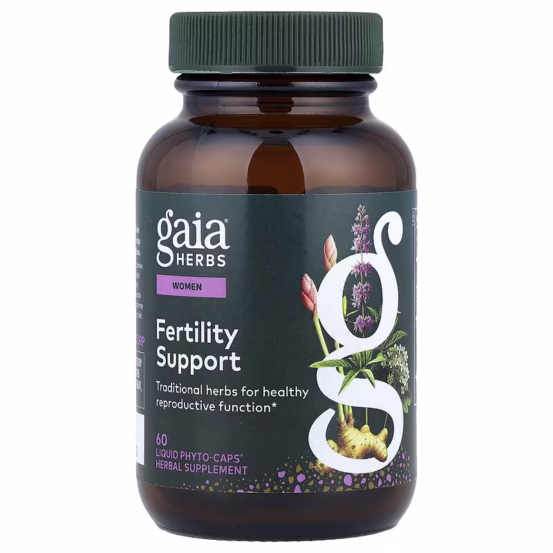 Gaia Herbs, Women, Fertility Support, 60 Liquid Phyto-CapsĀ®