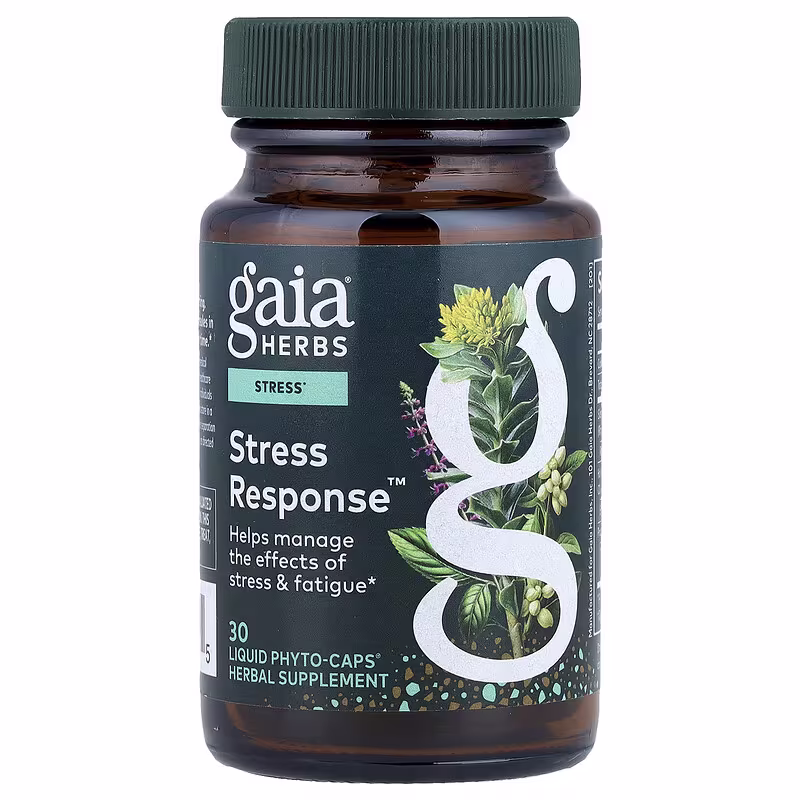Gaia Herbs, Stress Responseā¢, 30 Liquid Phyto-Caps