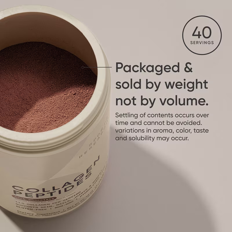 Sports Research, Collagen Peptides, Dark Chocolate, 1.41 lb (640 g) - Image 6