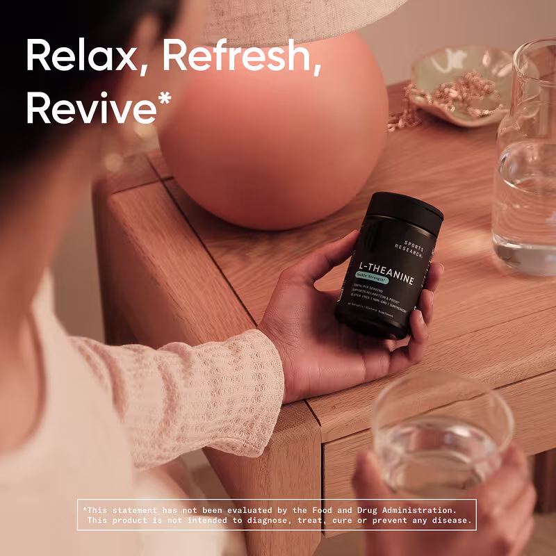 Sports Research, L-Theanine, 200 mg, 60 Softgels - Image 5