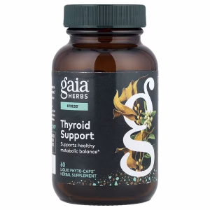 Gaia Herbs, Thyroid Support, 60 Liquid Phyto-Caps®