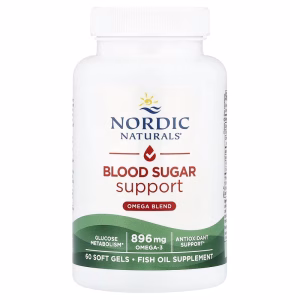 Nordic Naturals, Blood Sugar Support, Omega Blend, 60 Soft Gels