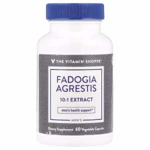 The Vitamin Shoppe, Men's Fadogia Agrestis, 60 Vegetable Capsules (600 mg per Capsule)