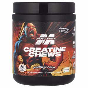 MuscleTech, Limited Edition, Creatine Chews, Boogieman Punch, 90 Chewable Tablets (1 g per Tablet)