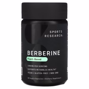 Sports Research, Berberine, 60 Veggie Capsules (500 mg per Capsule)