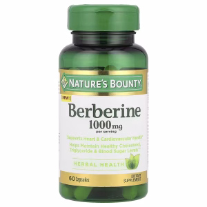 Nature's Bounty, Berberine, 60 Capsules (500 mg per Capsule)