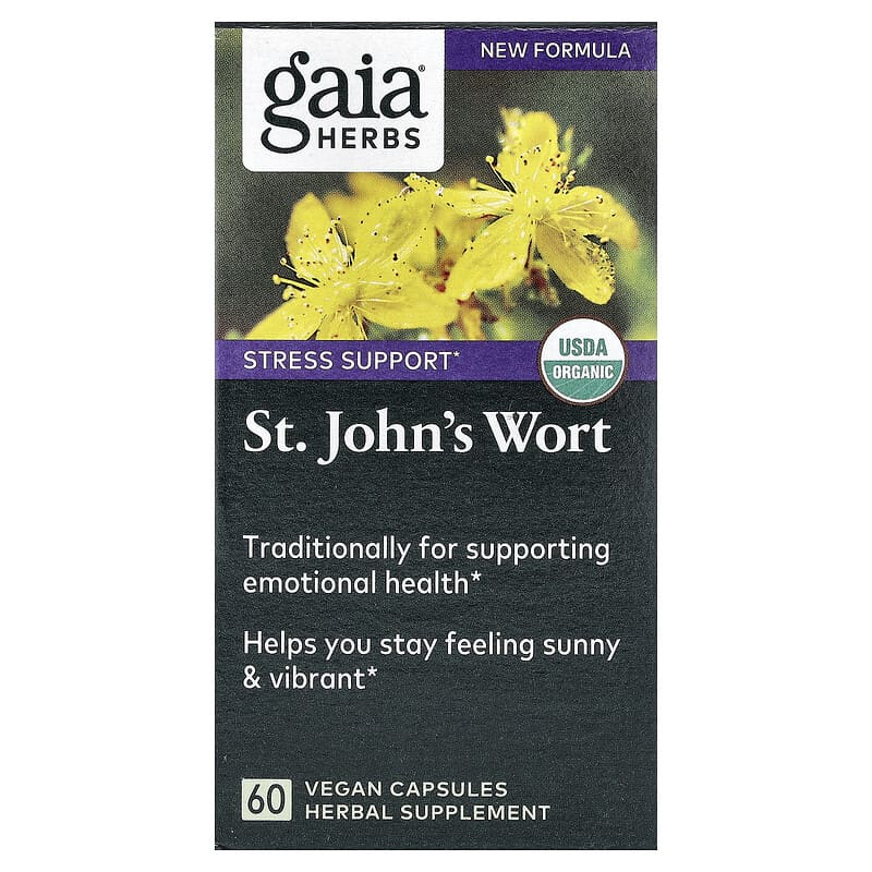 Gaia Herbs, St. John's Wort, 60 Vegan Capsules - Image 2
