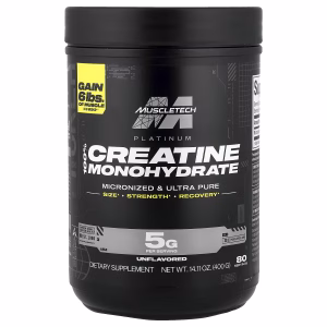 MuscleTech, Platinum 100% Creatine Monohydrate, Unflavored, 14.11 oz (400 g)