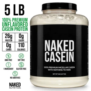 Naked Nutrition Micellar Casein Protein Powder 1LB-2LB-5LB