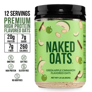 Naked Nutrition Green Apple Cinnamon Protein Oats