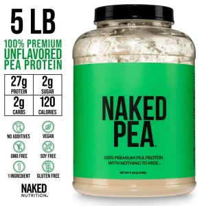 Naked Nutrition Pea Protein Powder 5LB-2LB-1LB