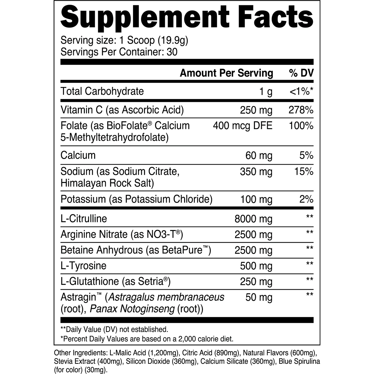 transparent labs PUMP Pre-Workout - Image 2
