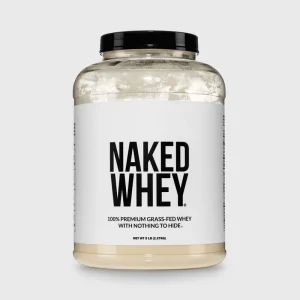 Naked Nutrition Grass Fed Whey Protein Powder 5LB-2LB