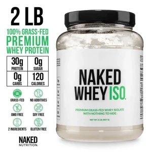 Naked Nutrition Grass Fed Whey Isolate Protein Powder