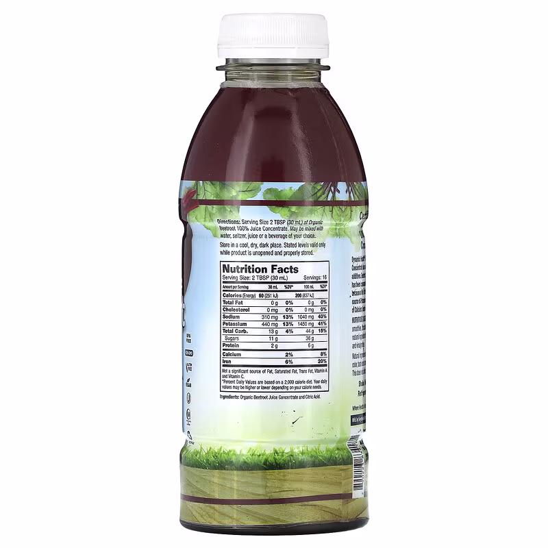 Dynamic Health, Certified Organic Beetroot, 16 fl oz (473 ml) - Image 2