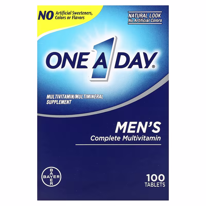 One-A-Day, Men's Complete Multivitamin, 100 Tablets - Image 3