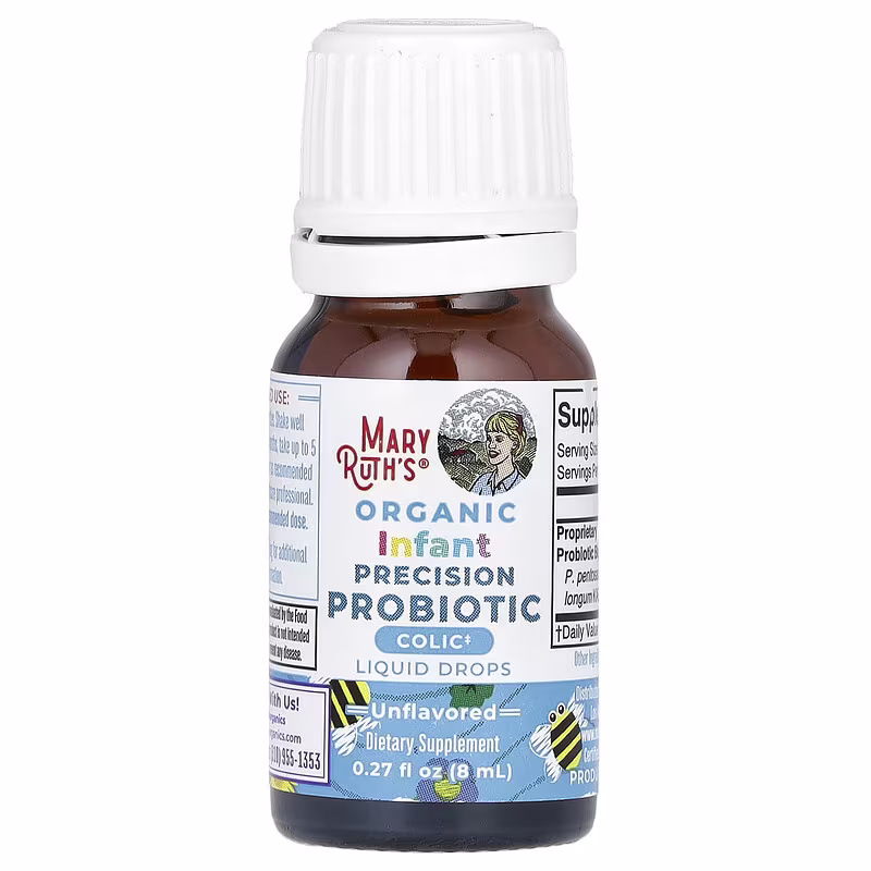 MaryRuth's, Organic Infant Precision Probiotic, Liquid Drops, Newborn+, Unflavored , 1 Billion CFU, 0.27 fl oz (8 ml) - Image 2