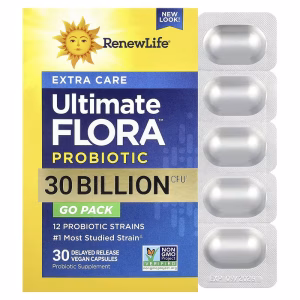 Renew Life, Extra Care, Ultimate Flora™ Probiotic, 30 Delayed Release Vegan Capsules
