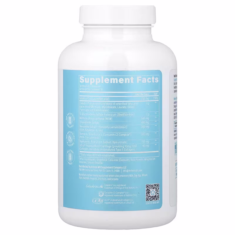 Revive, Joint Support, 180 Vegetarian Capsules - Image 2