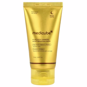 Medicube, Kojic Acid Turmeric Night Wrapping Beauty Mask, 2.53 fl oz (75 ml)