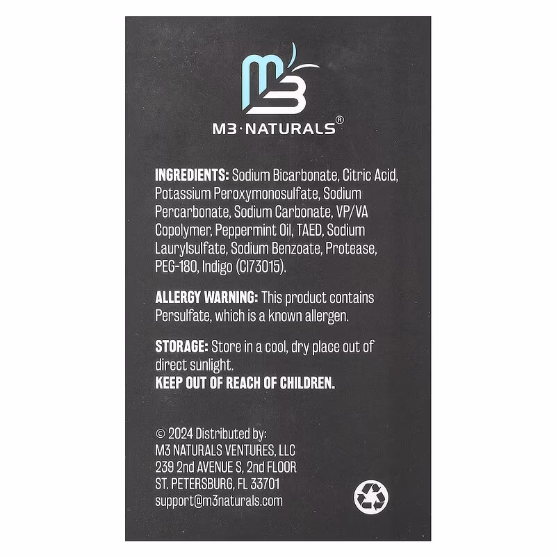 M3, Retainer Cleaner, Coffee & Tea, Mint, 120 Tablets - Image 2
