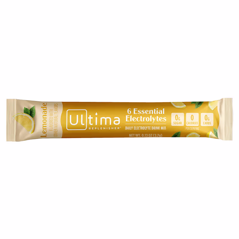 Ultima Replenisher, 6 Essential Electrolytes, Daily Electrolyte Drink Mix, Lemonade, 10 Stickpacks, 0.13 oz (3.7 g) Each - Image 2