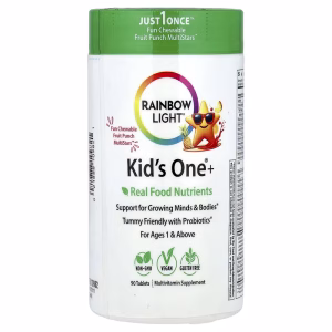 Rainbow Light, Kid's One®+, For Ages 1 & Above, Fruit Punch, 90 Tablets