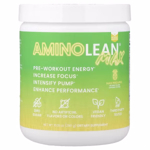 RSP Nutrition, AminoLean® Max, Pre-Workout Energy, Maui Pineapple, 10.21 oz (290 g)