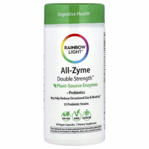 Rainbow Light, All-Zyme™, Plant Source Enzymes +Probiotics, 90 Vegan Capsules