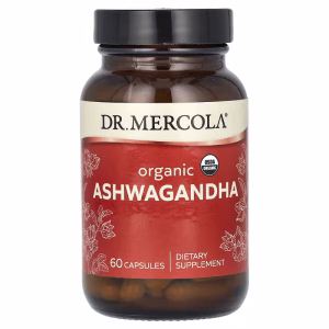 Dr. Mercola, Organic Ashwagandha, 60 Capsules (400 mg per Capsule)